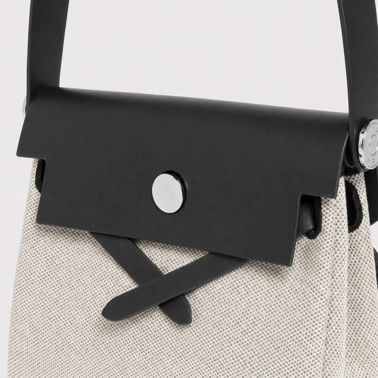 Vela Canvas Vertical Square Crossbody Bag