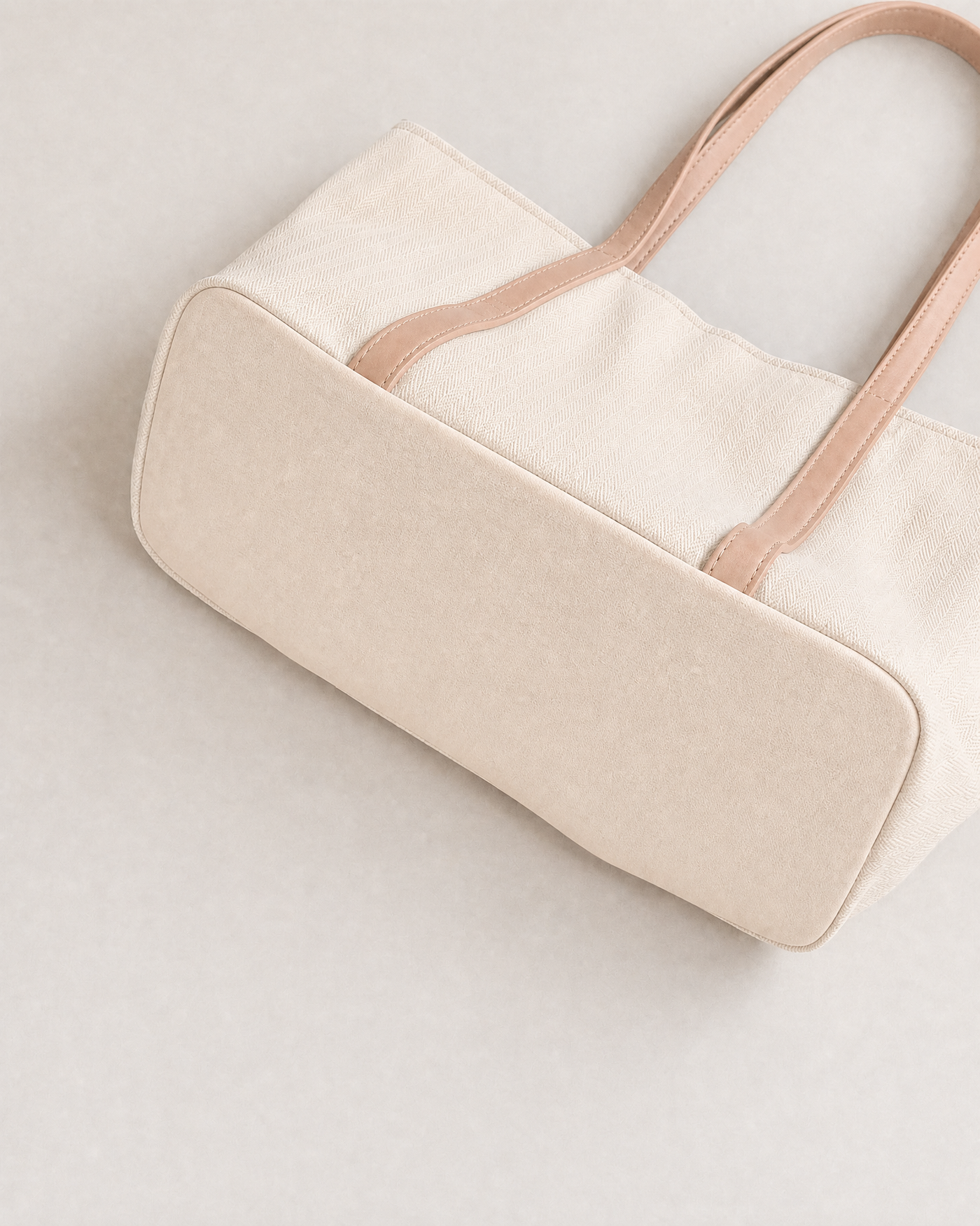 Large Canvas Shoulder Tote Bag – Lightweight Everyday Handbag with Magnetic Buckle