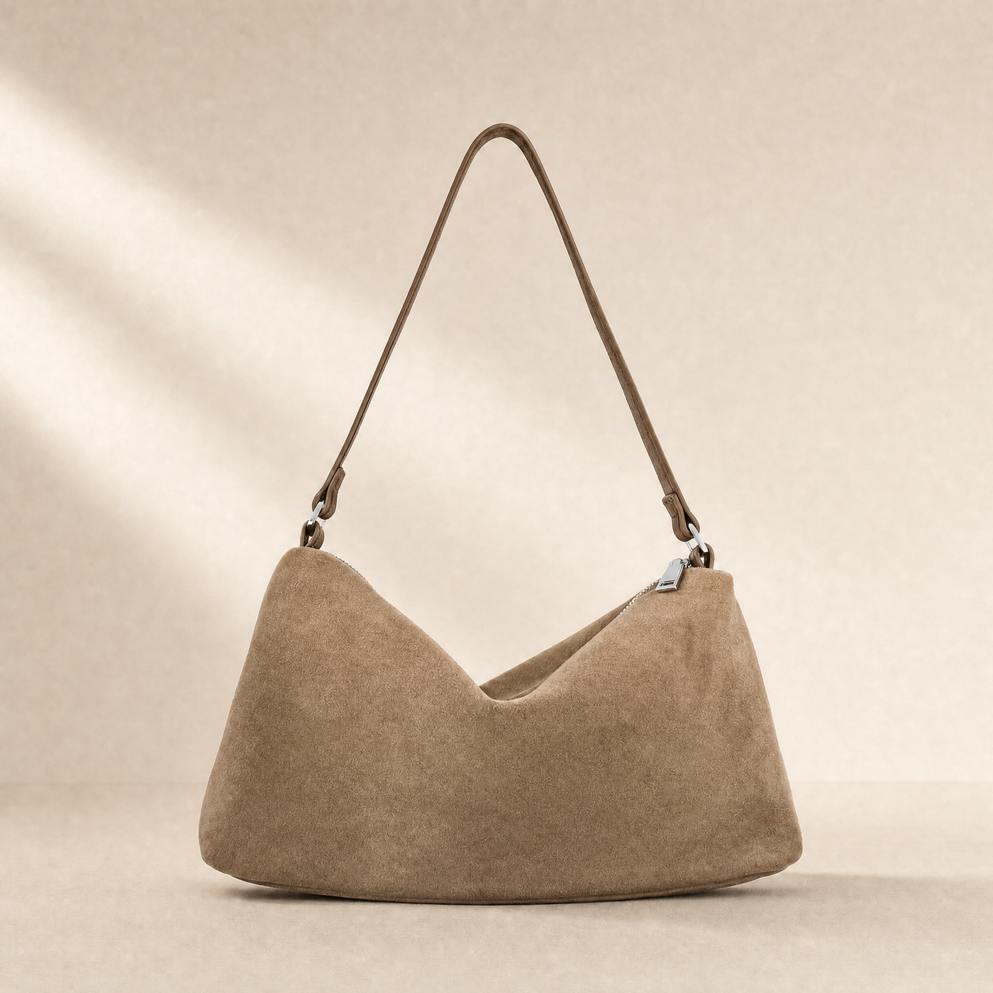 Ayla Suede Minimalist Underarm Bag