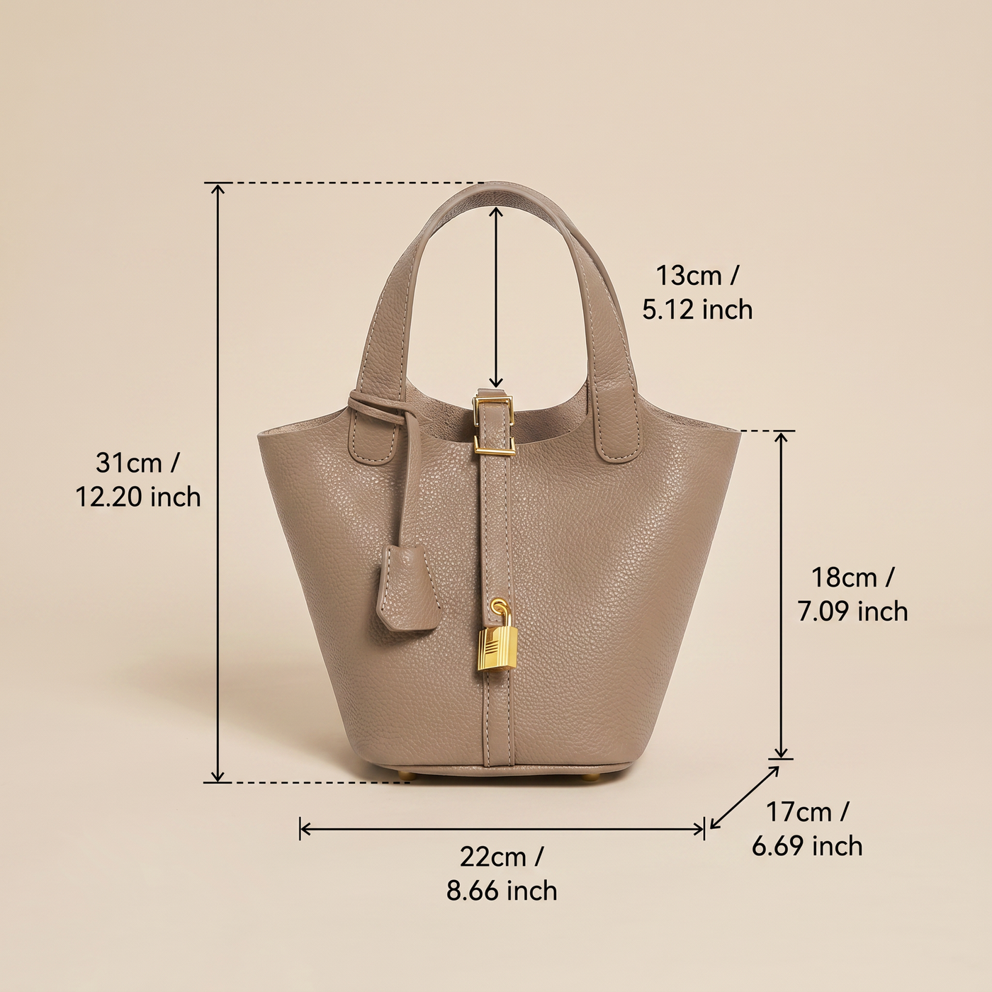 Nola Open Top Bucket Shoulder Bag