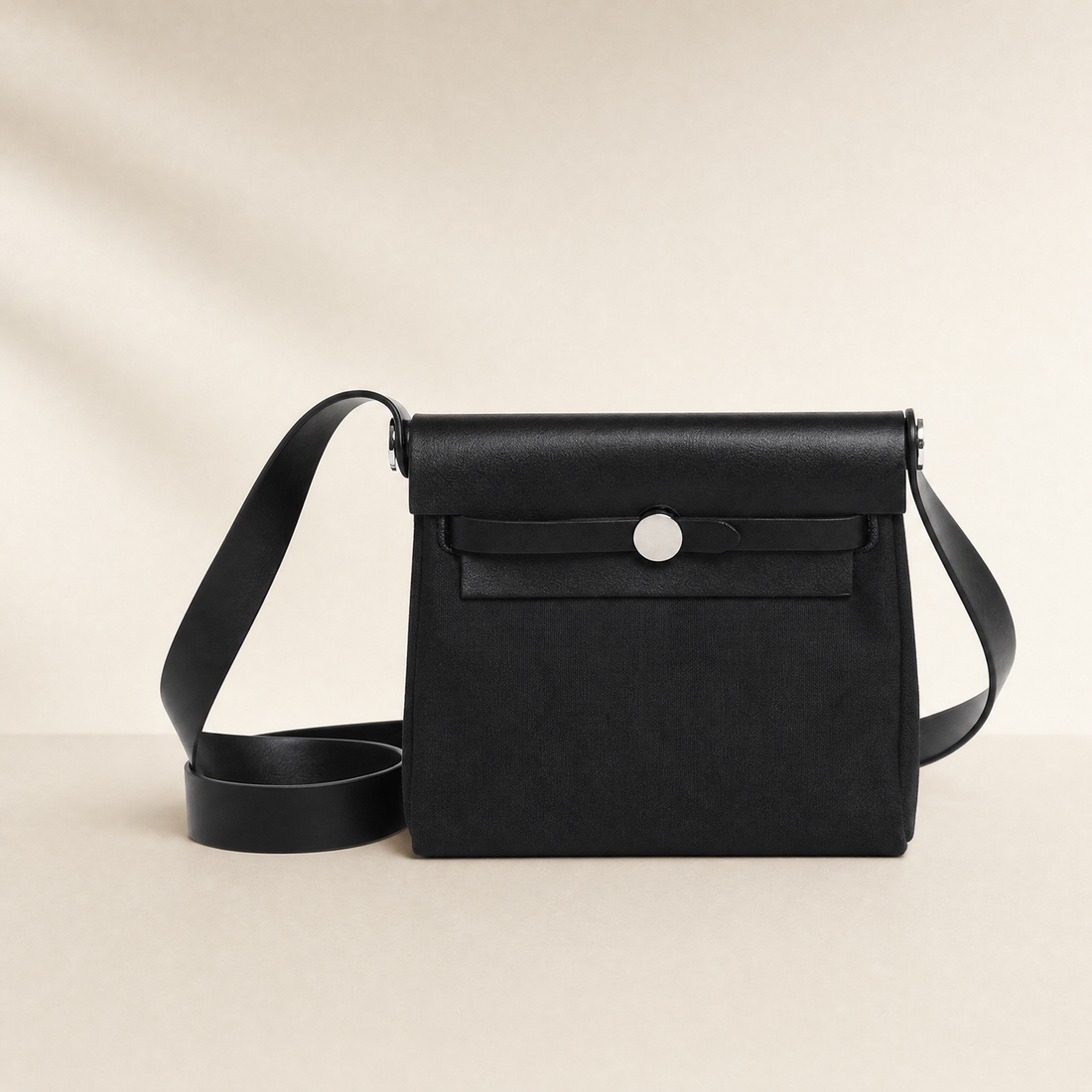 Vela Canvas Vertical Square Crossbody Bag