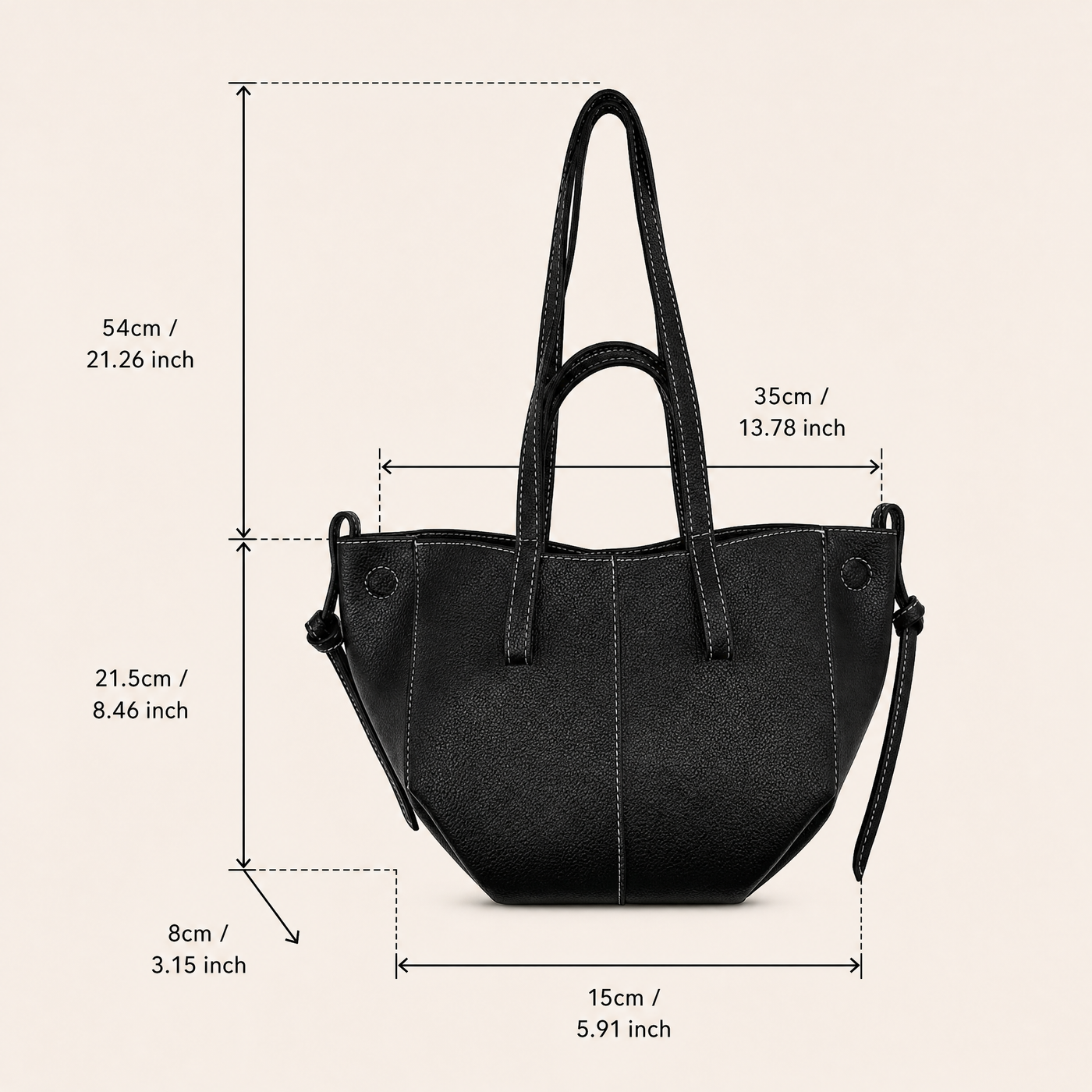 Liora Minimalist Shoulder Tote Bag