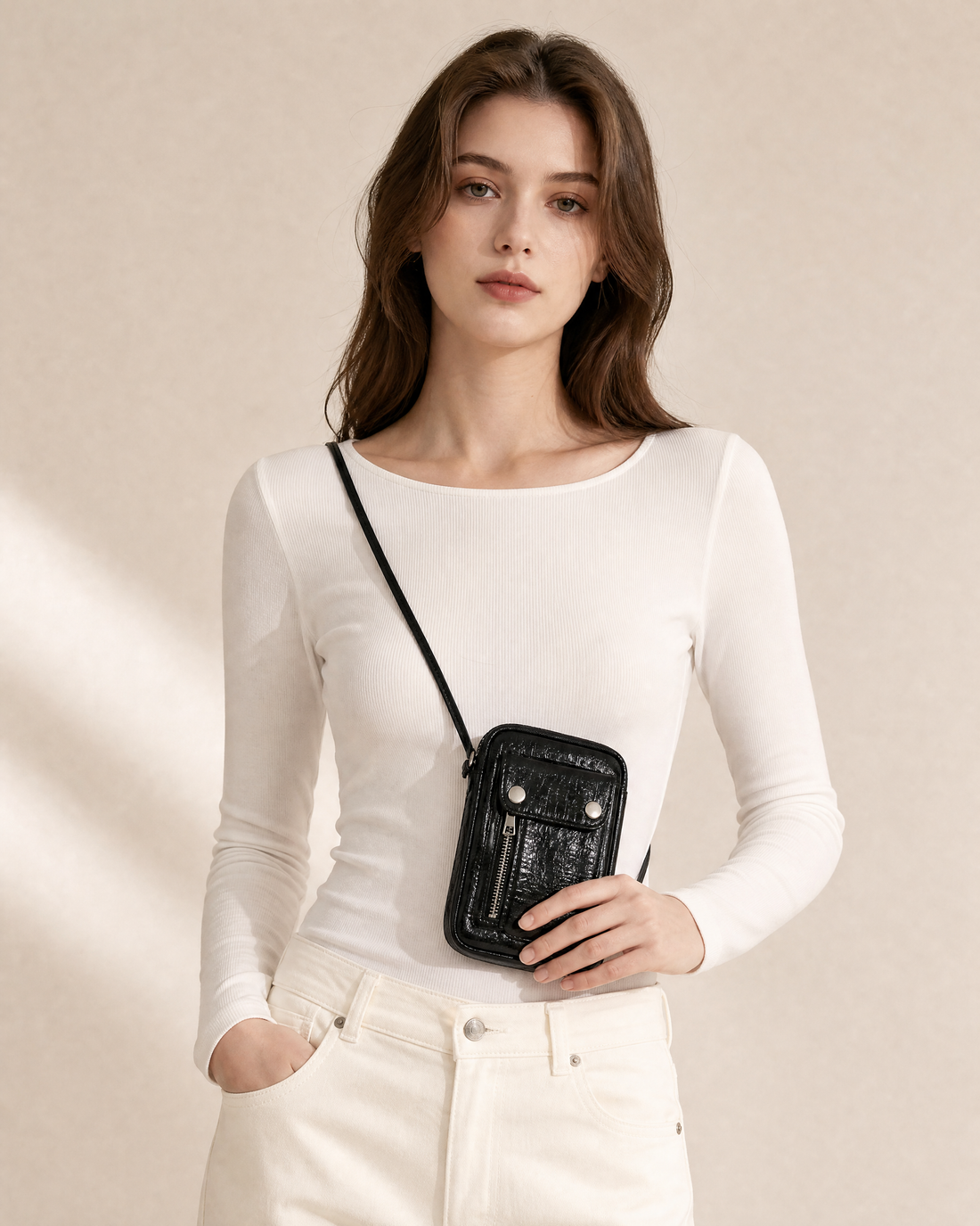 Vera Vegan Leather Mini Crossbody Bag