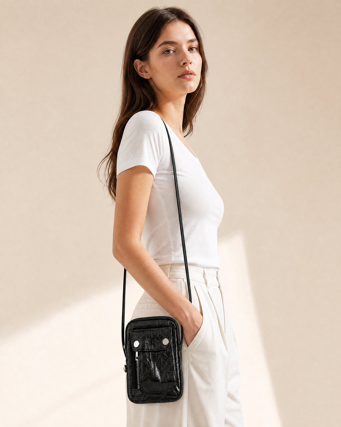 Vera Vegan Leather Mini Crossbody Bag
