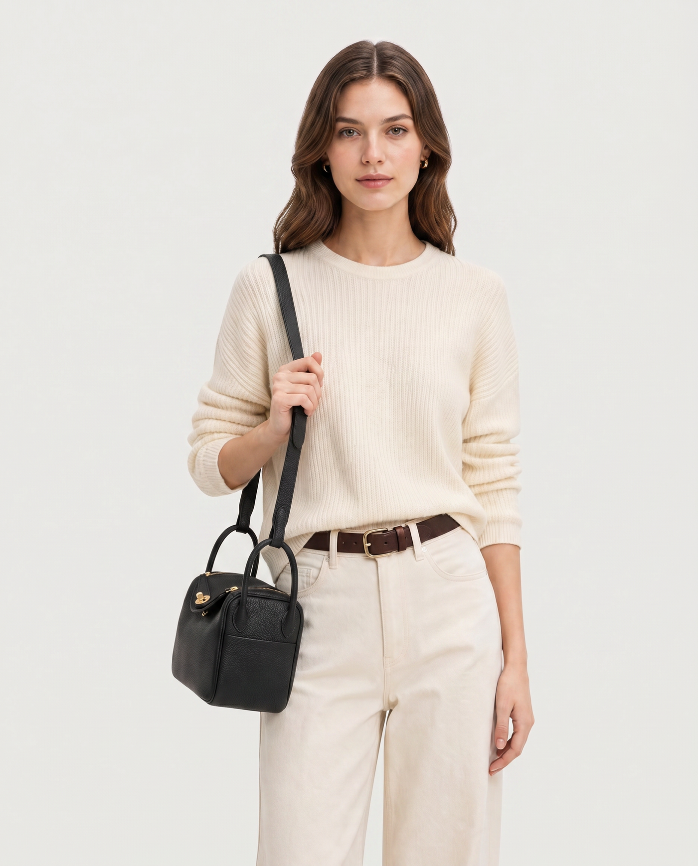 Cora Vegan Leather Pillow Crossbody Bag