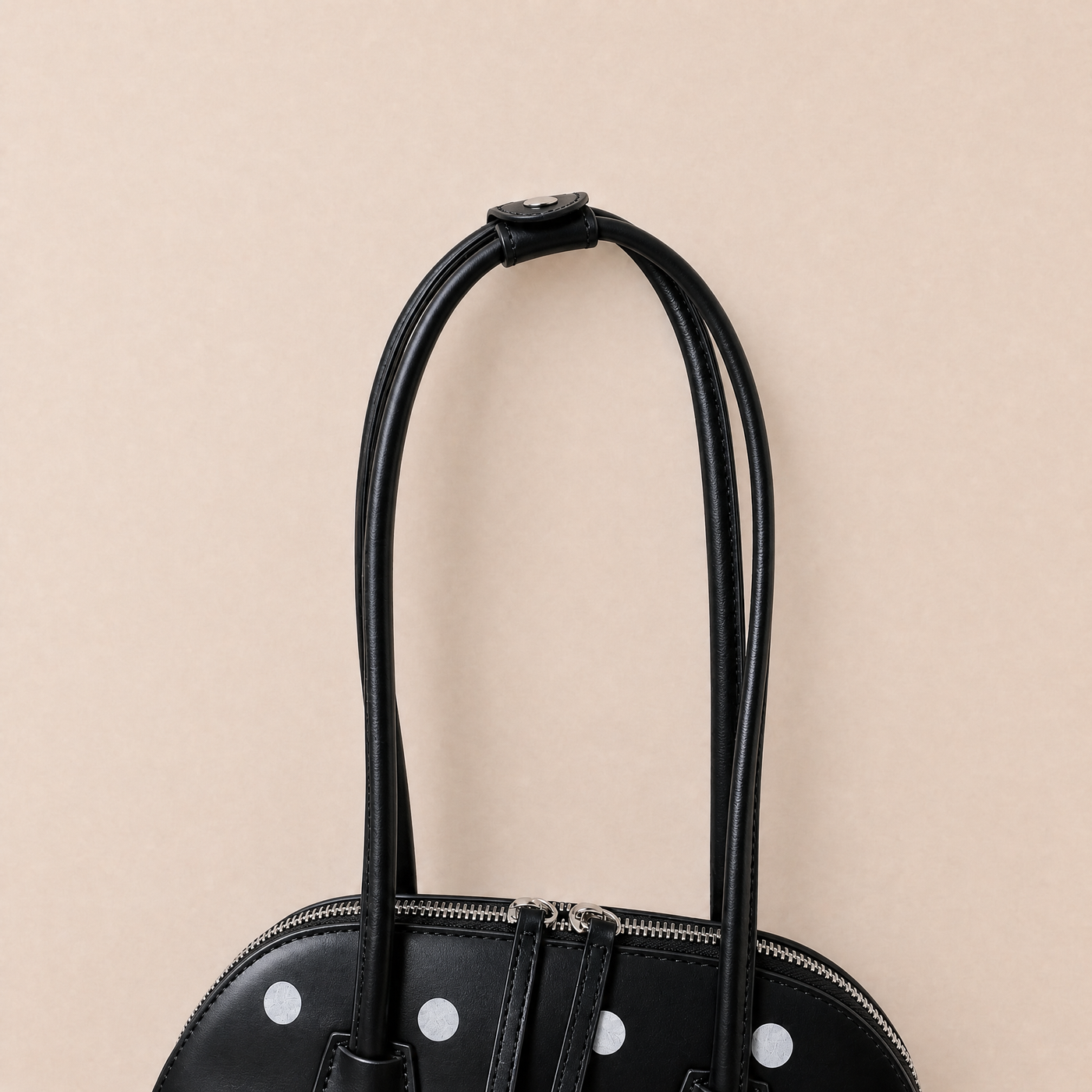 Cleo Polka Dot Boston Underarm Bag
