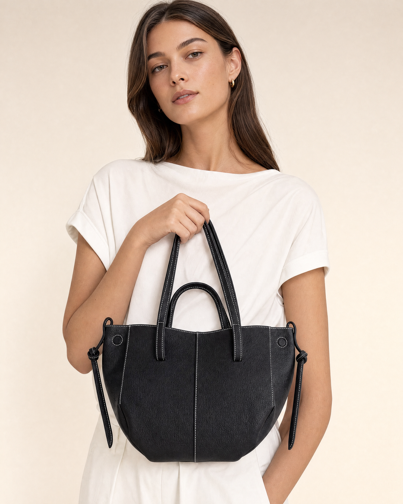 Liora Minimalist Shoulder Tote Bag | Ravzelo