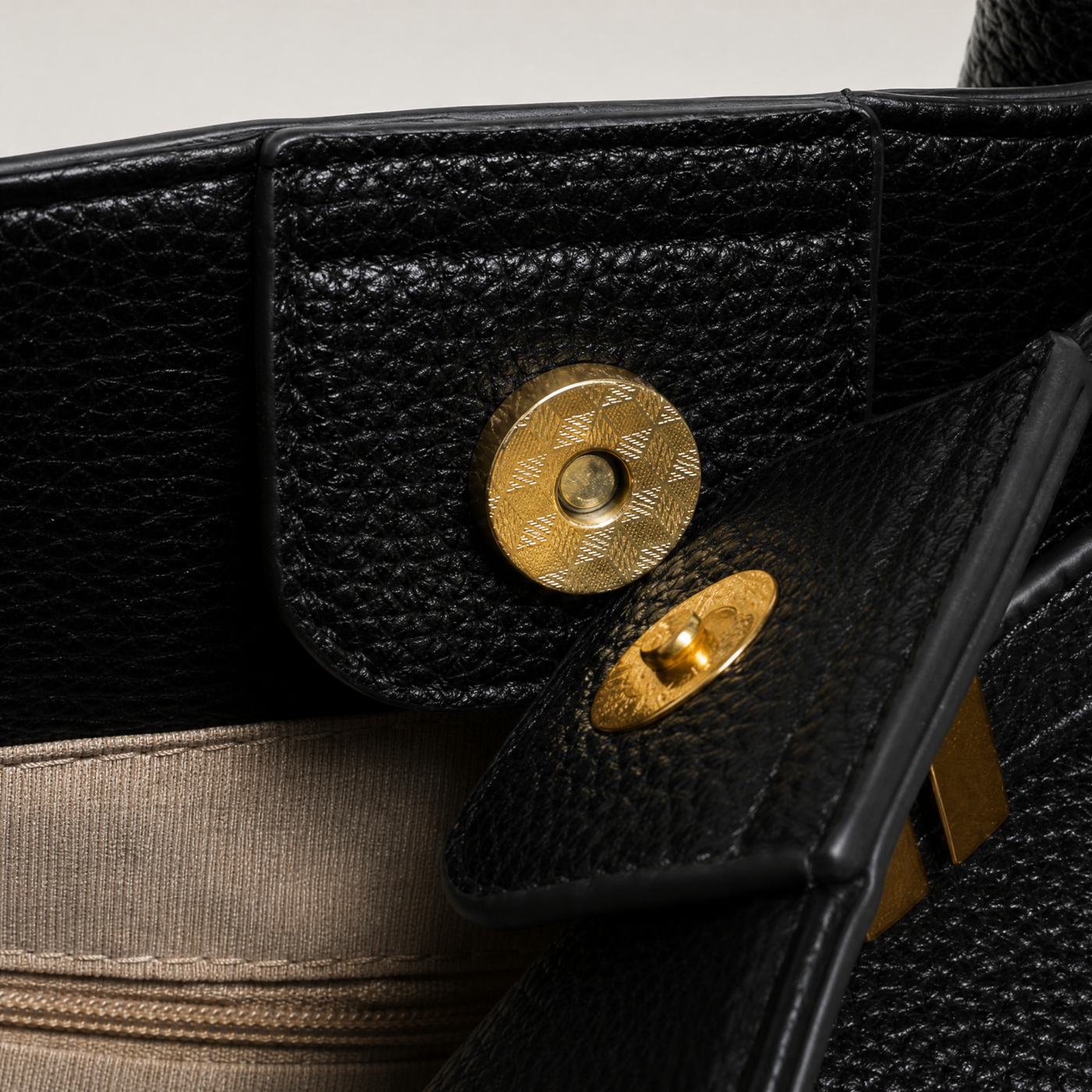 Mira Structured Vegan Leather Shoulder Tote Bag