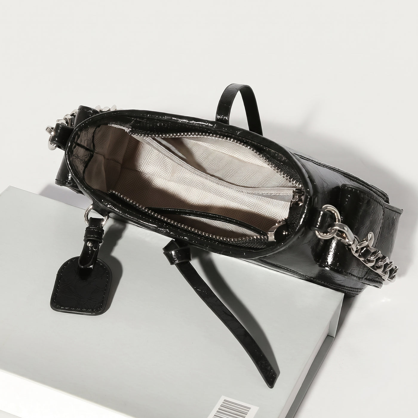 Kira Vegan Leather Open Top Mini Tote Bag