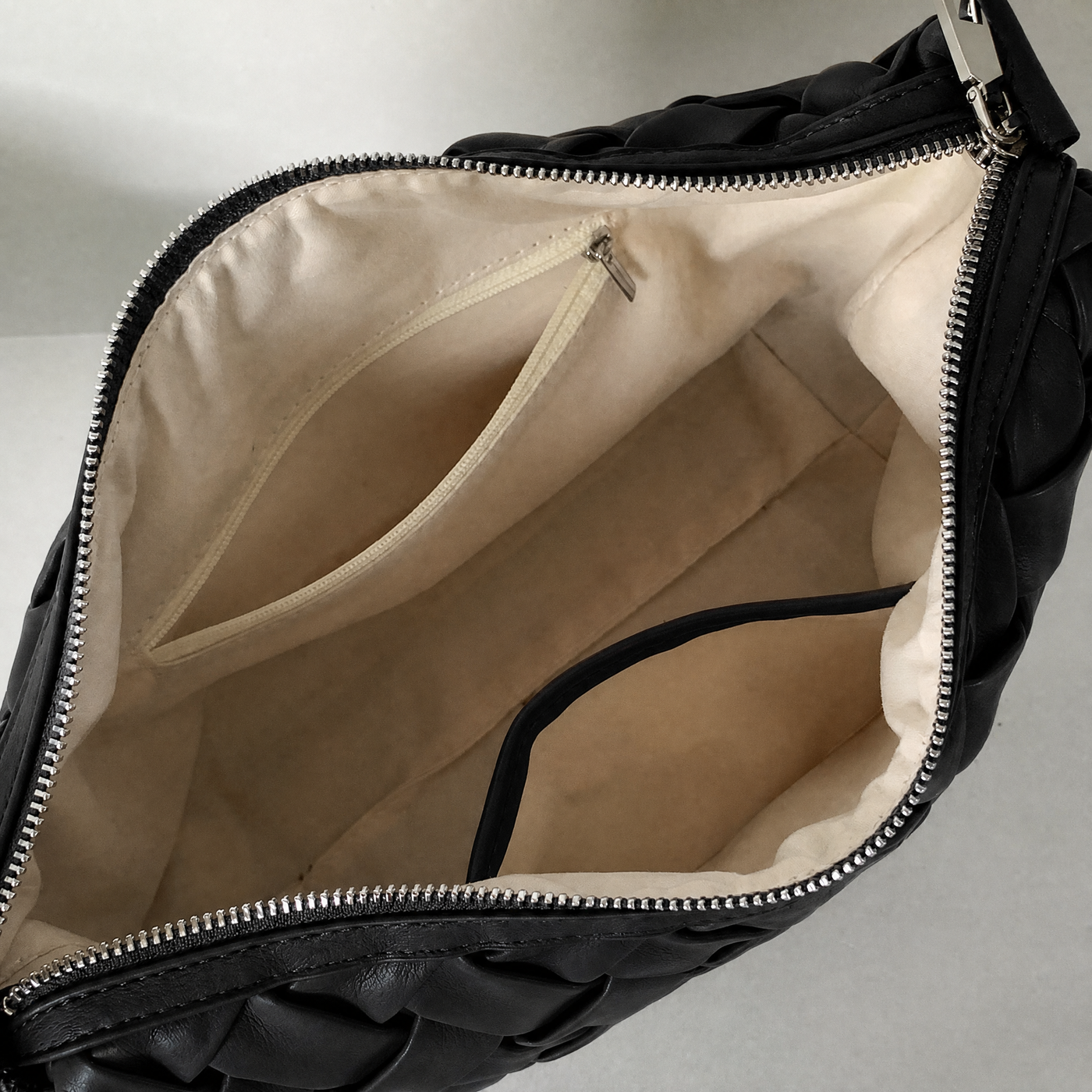 Handmade PU Braided Woven Shoulder Bag