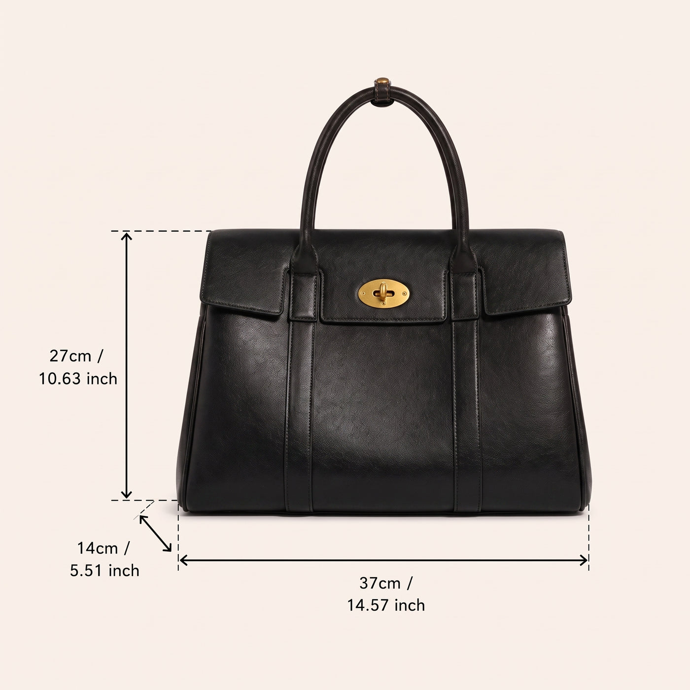 Mara Lock Tote Bag