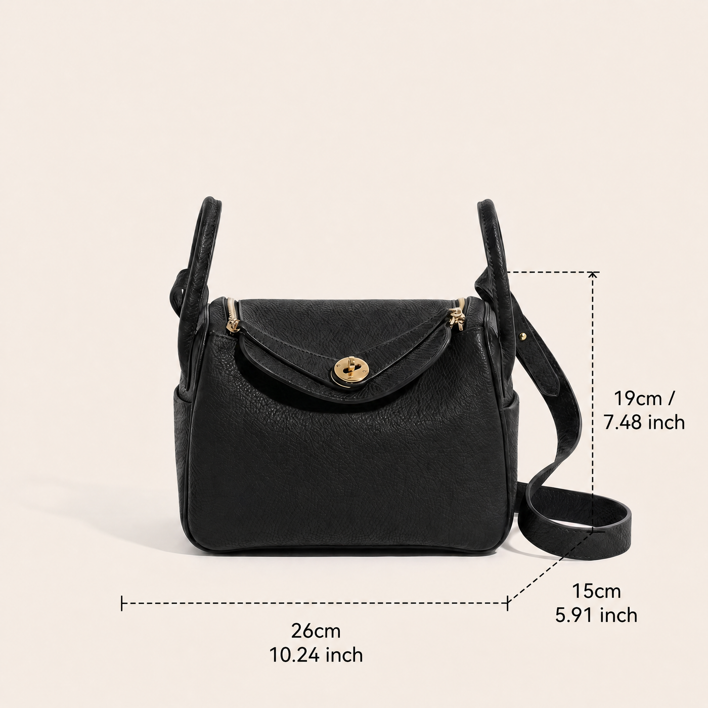 Cora Vegan Leather Pillow Crossbody Bag