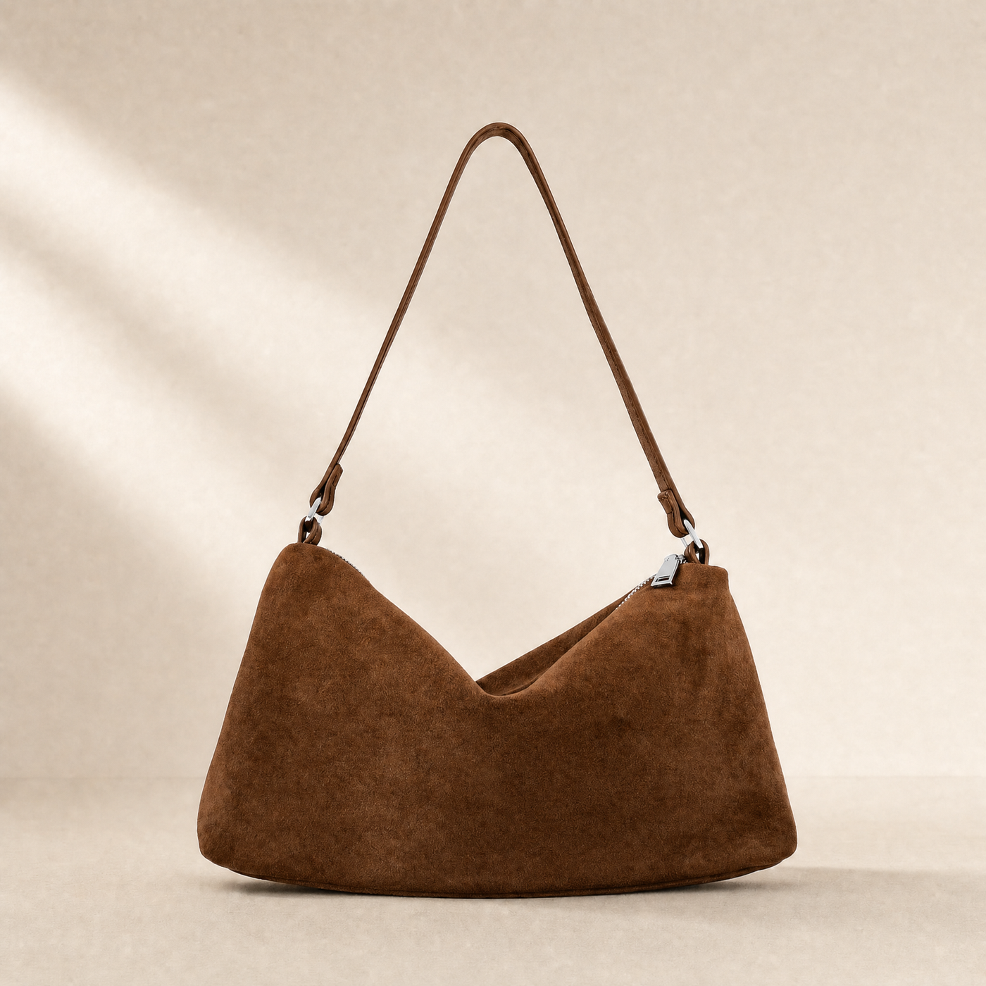 Ayla Suede Minimalist Underarm Bag