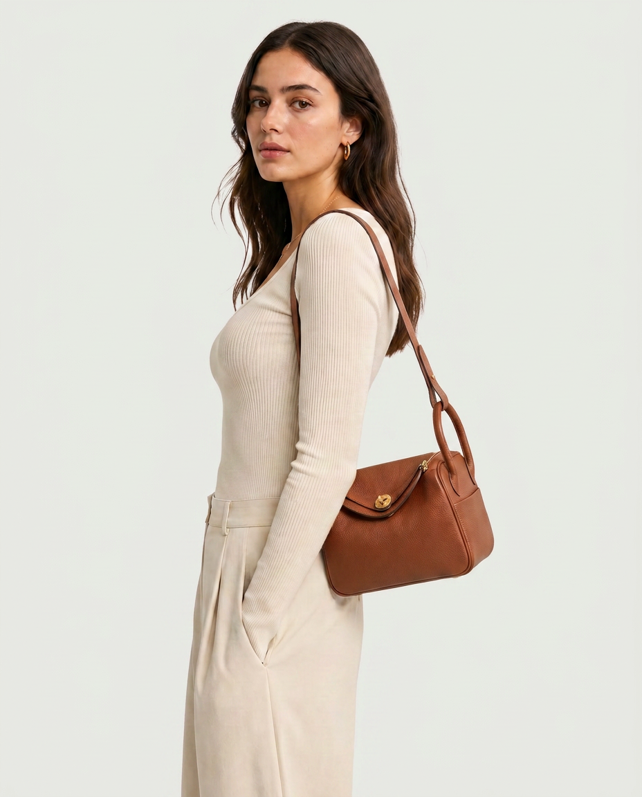Cora Vegan Leather Pillow Crossbody Bag