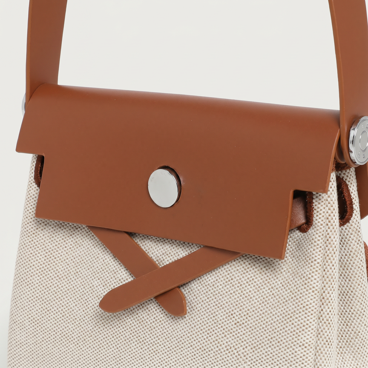 Vela Canvas Vertical Square Crossbody Bag