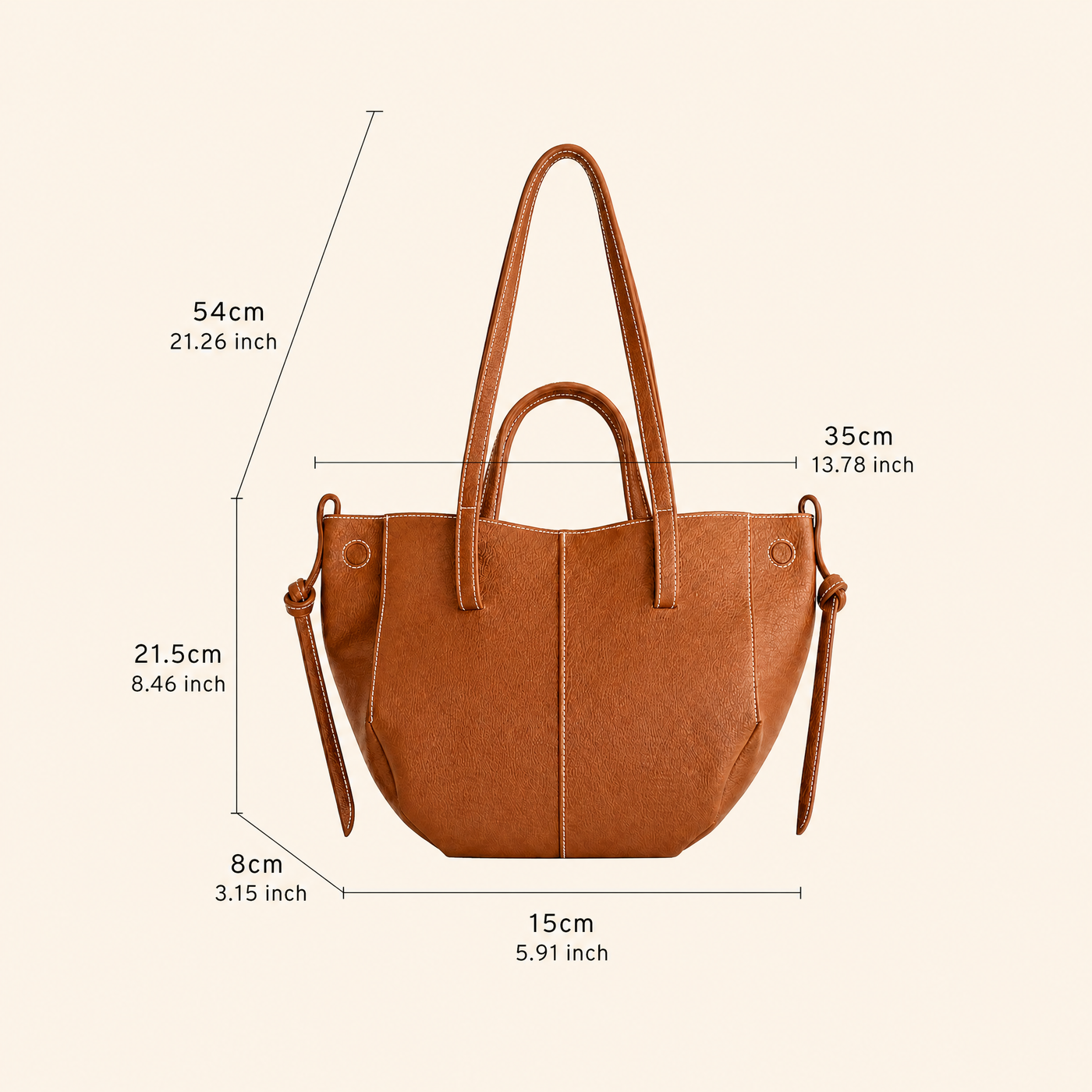 Liora Minimalist Shoulder Tote Bag
