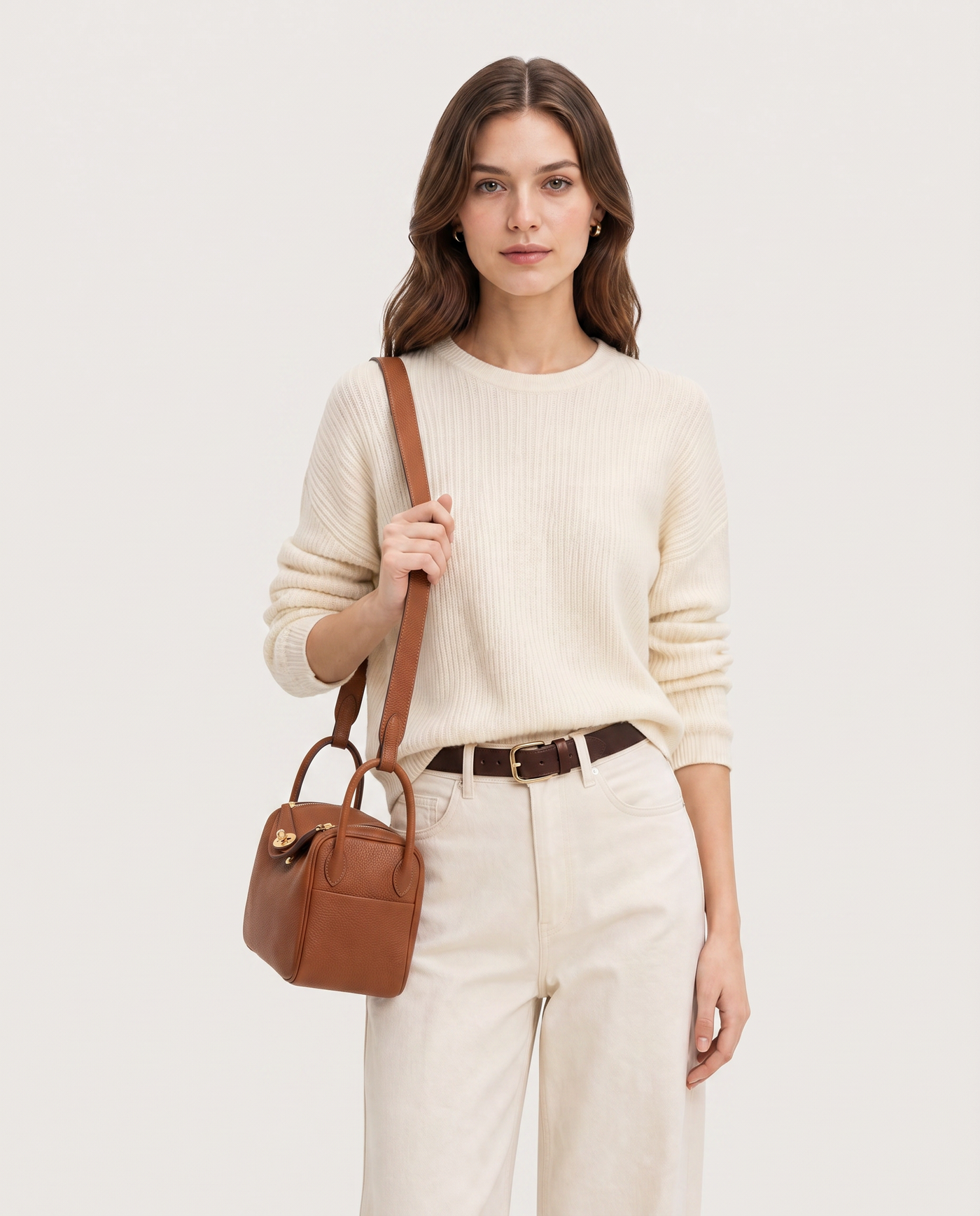 Cora Vegan Leather Pillow Crossbody Bag
