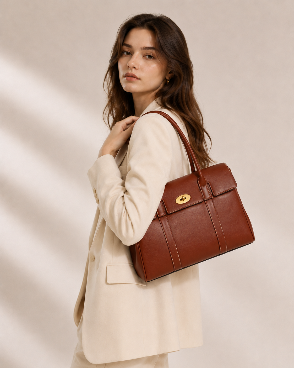 Mara Lock Tote Bag