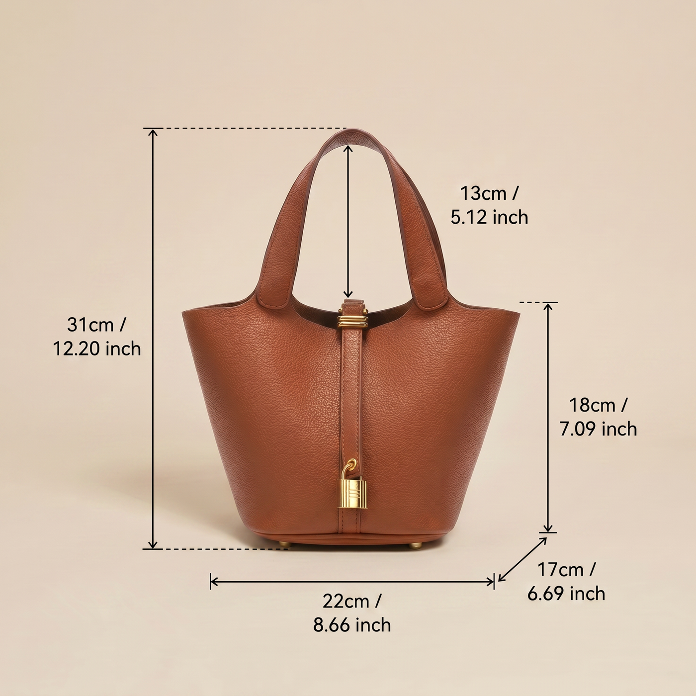 Nola Open Top Bucket Shoulder Bag