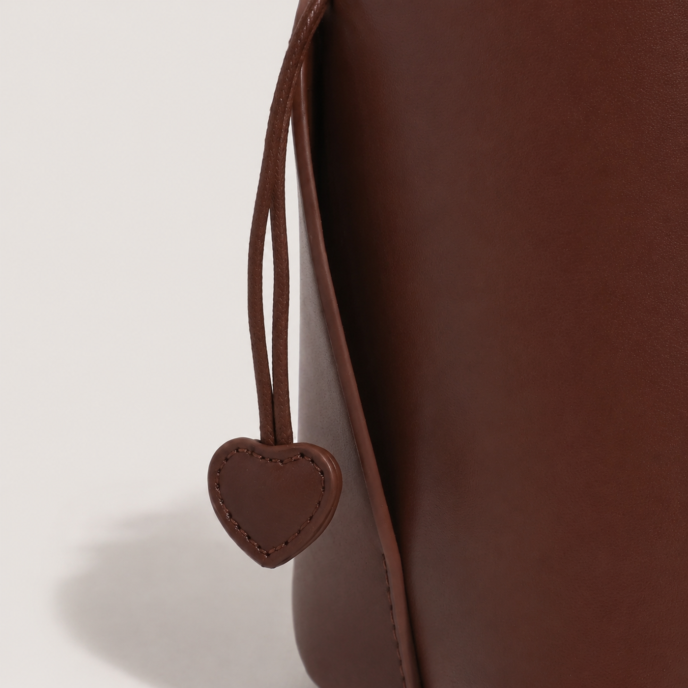 Petal Vegan Leather Bucket Crossbody Bag