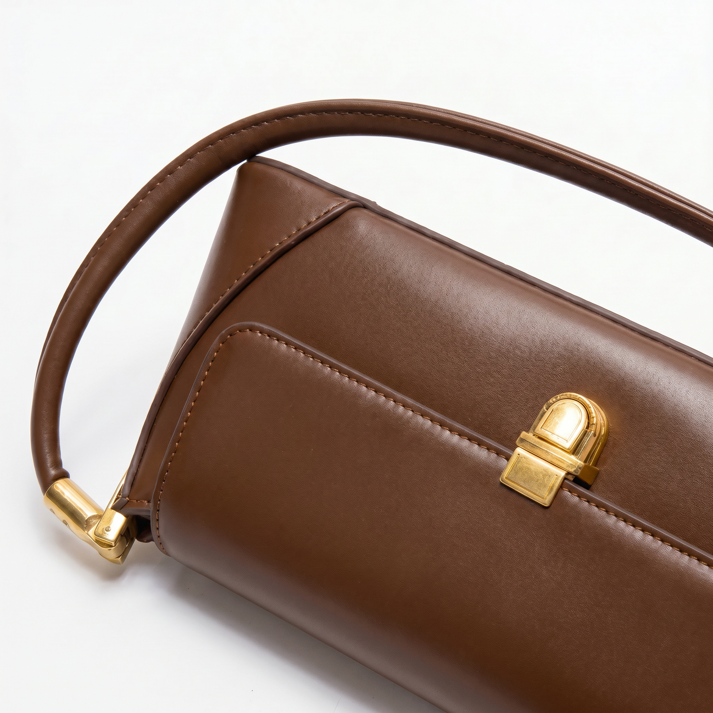 Ella Vegan Leather Flap Shoulder Bag