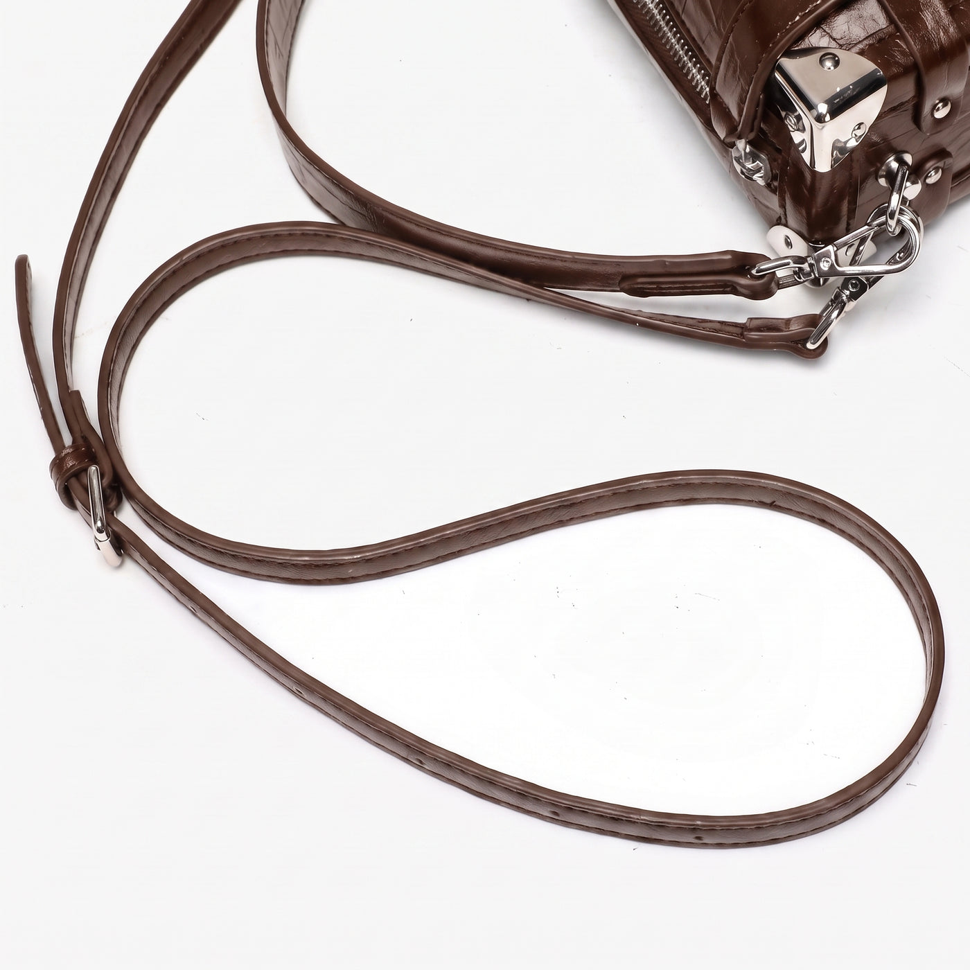 Nina Vegan Leather Underarm Box Bag