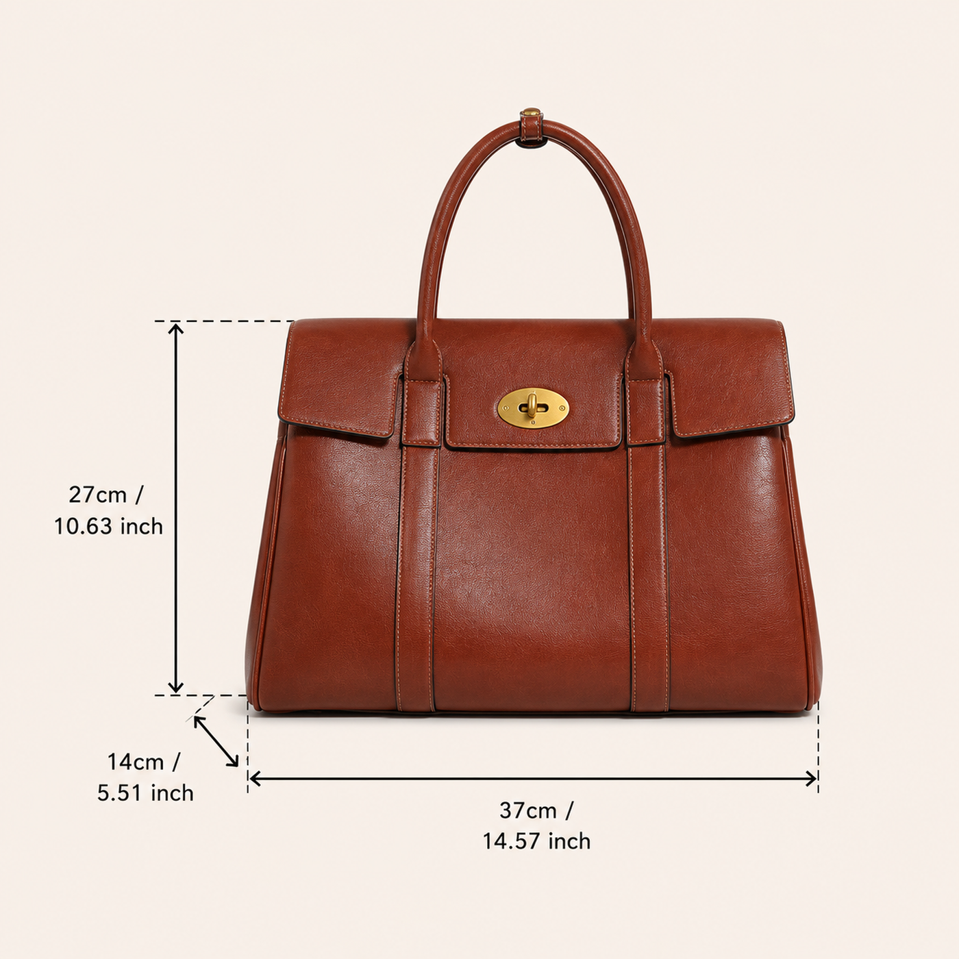 Mara Lock Tote Bag