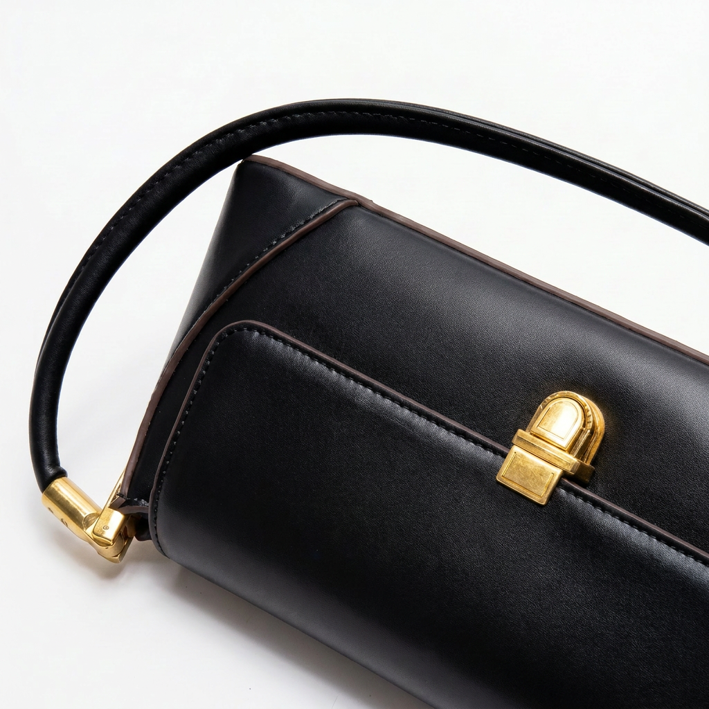 Ella Vegan Leather Flap Shoulder Bag