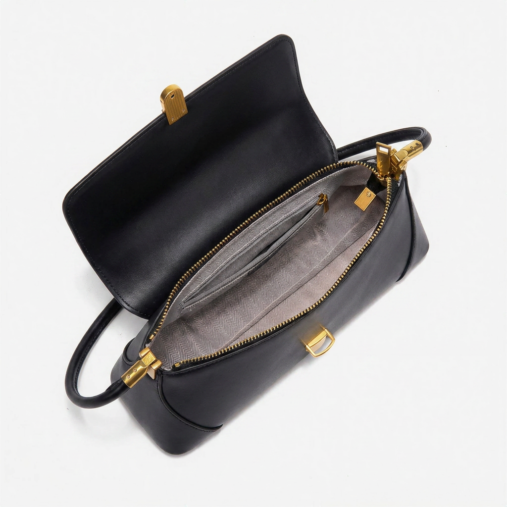 Ella Vegan Leather Flap Shoulder Bag
