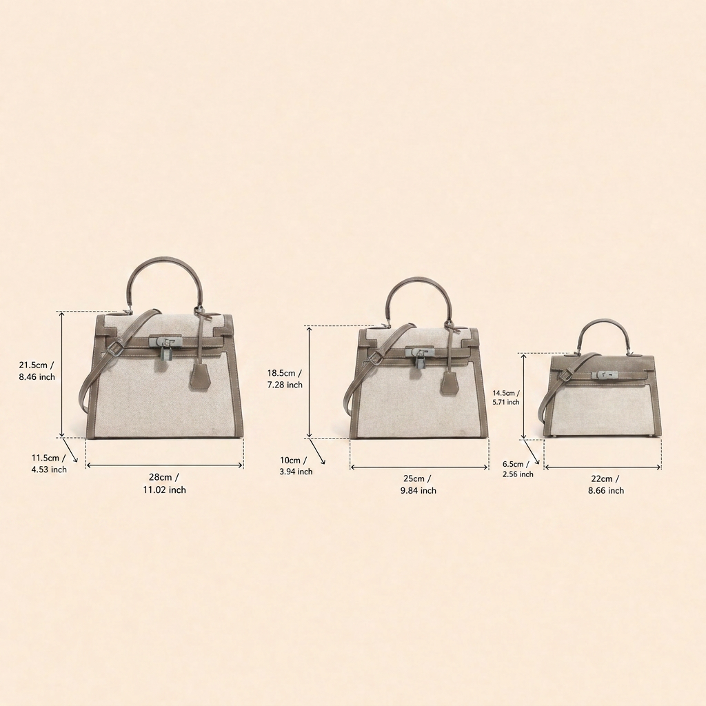 Mina Patchwork Lock Kelly Shoulder Bag