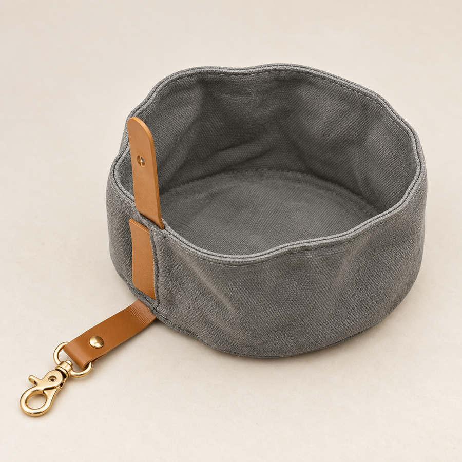Collapsible Travel Dog Bowl for Food & Water