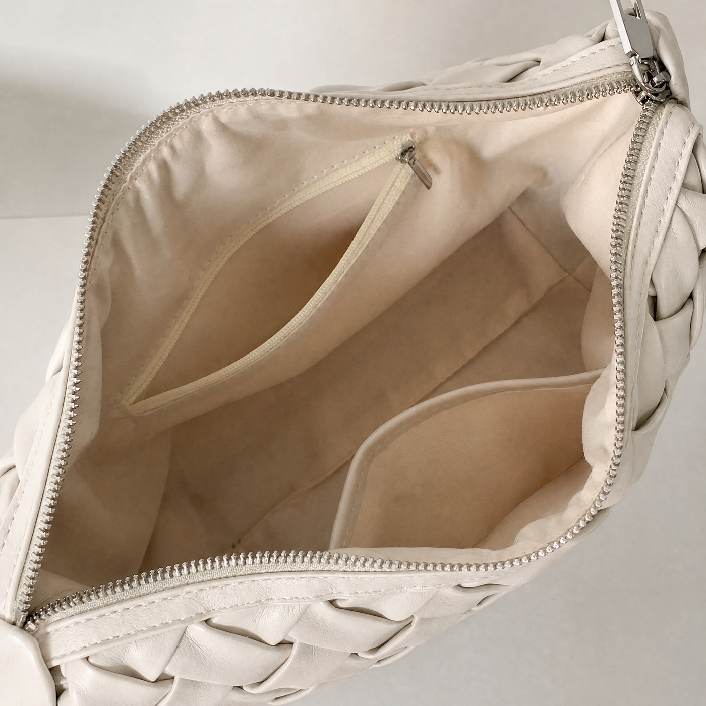 Handmade PU Braided Woven Shoulder Bag