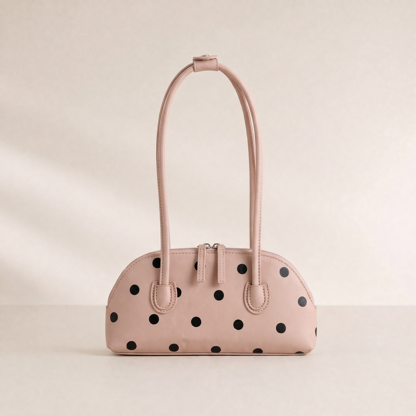 Cleo Polka Dot Boston Underarm Bag