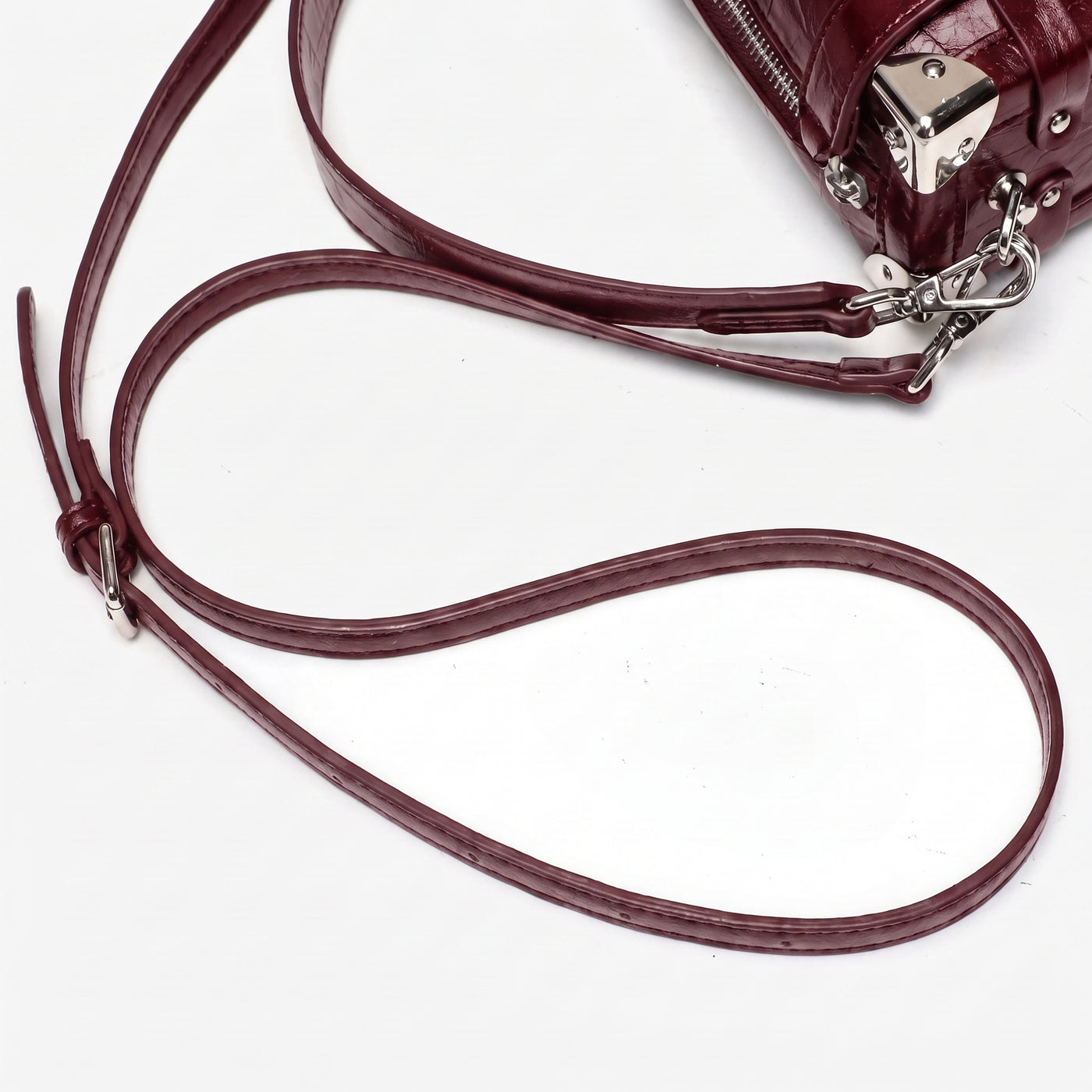 Nina Vegan Leather Underarm Box Bag