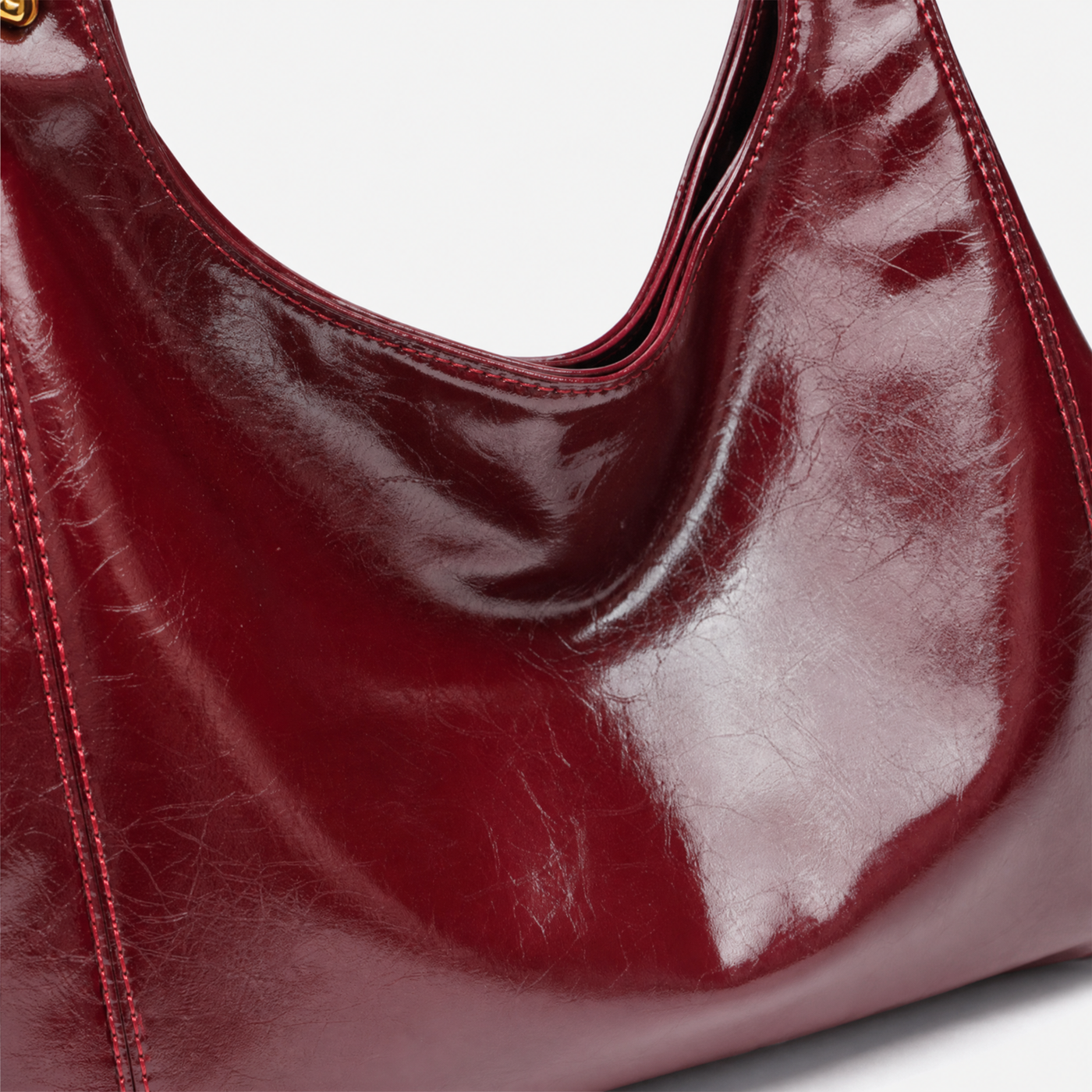 Sienna Vintage Square Vegan Leather Shoulder Tote