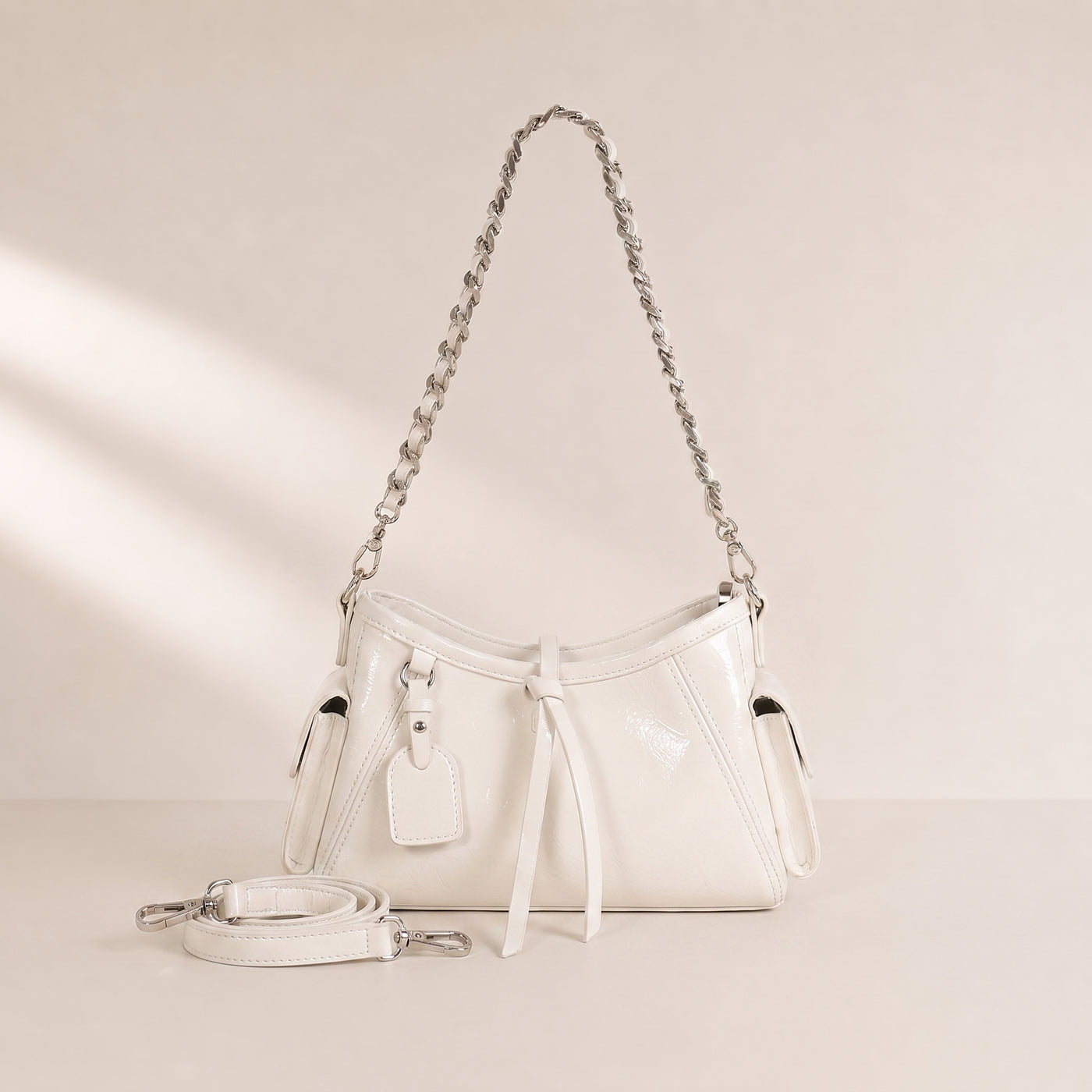 Kira Vegan Leather Open Top Mini Tote Bag