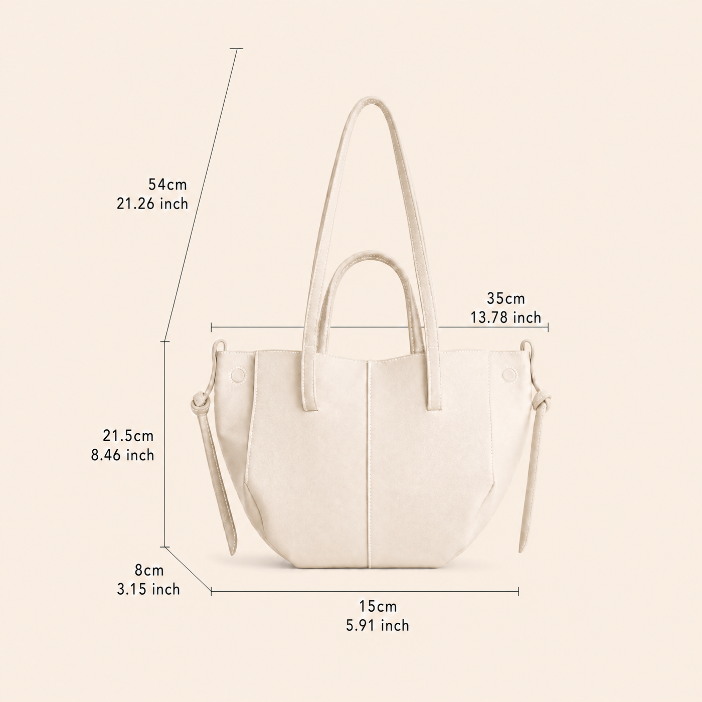 Liora Minimalist Shoulder Tote Bag