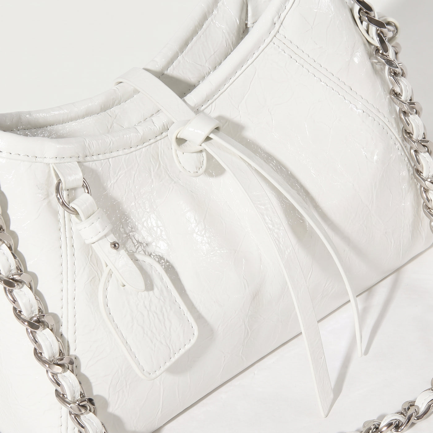Kira Vegan Leather Open Top Mini Tote Bag