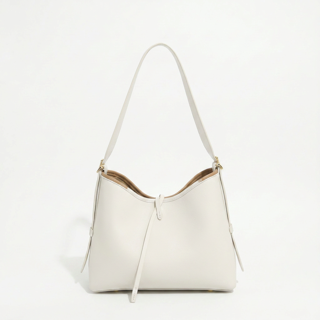 Maya Pebbled Bucket Shoulder Bag