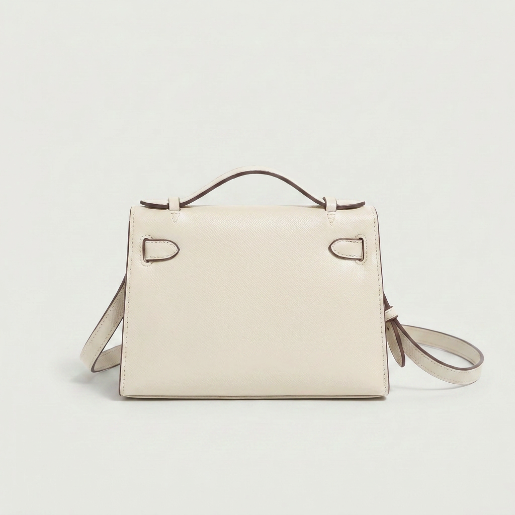 Thea Textured Vegan Leather Kelly Shoulder Bag
