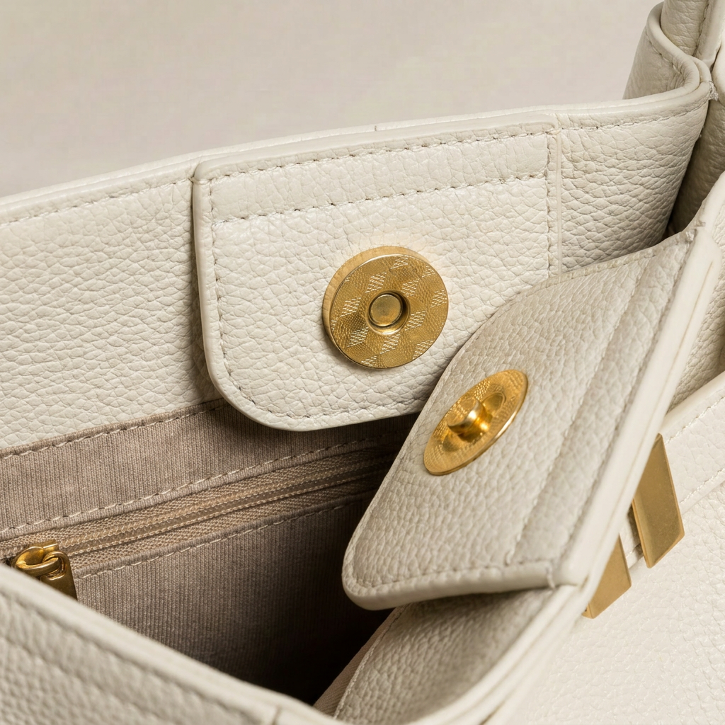 Mira Structured Vegan Leather Shoulder Tote Bag