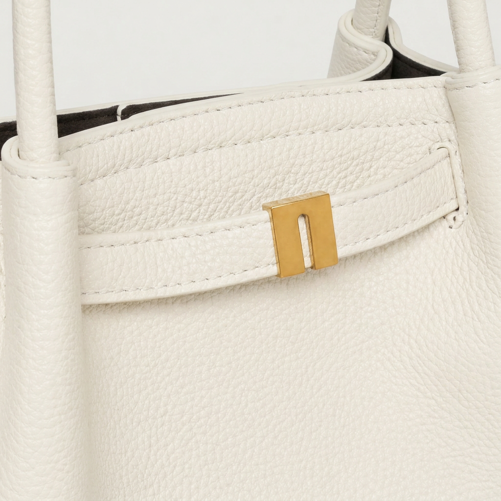 Mira Structured Vegan Leather Shoulder Tote Bag