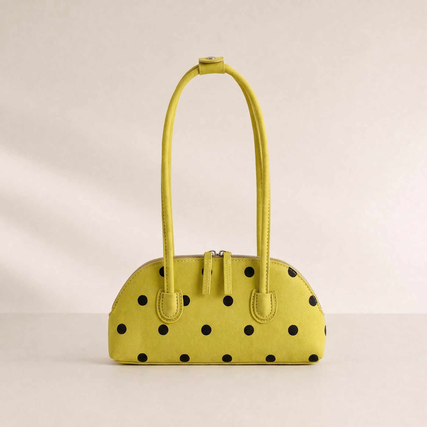 Cleo Polka Dot Boston Underarm Bag